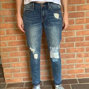 Lucky Patch Jeans, Size 24/00